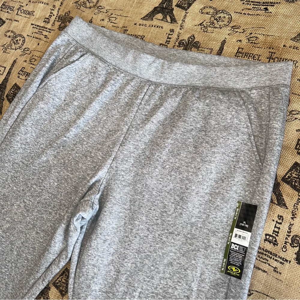 Athletic Works Women'S Grey Fleece Sweatpants Size Xl (16-18) - Picture 9 of 17
